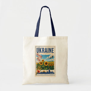 Bolso De Tela Ilustración de viaje del domo dorado del girasol d
