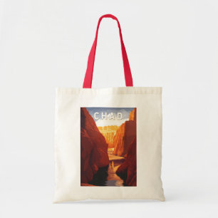 Bolso De Tela Ilustración de viaje vintage de Chad