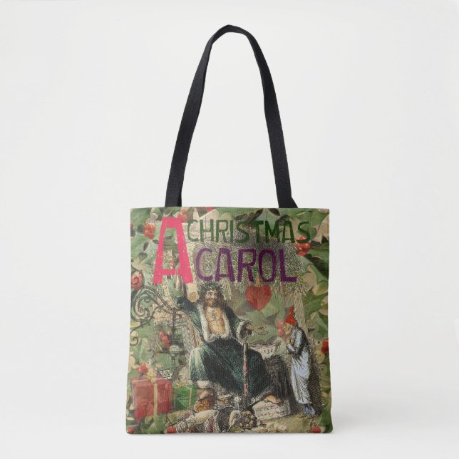 Bolso De Tela Ilustración del Fantasma de la Navidad Presente Sc (Anverso)