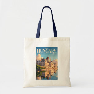 Bolso De Tela Ilustración del Parlamento de Hungría Arte de viaj