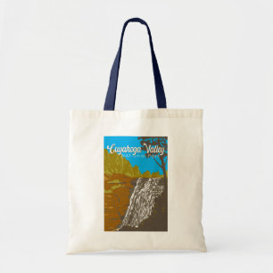 Bolso De Tela Ilustracion del Parque Nacional del Valle de Cuyah