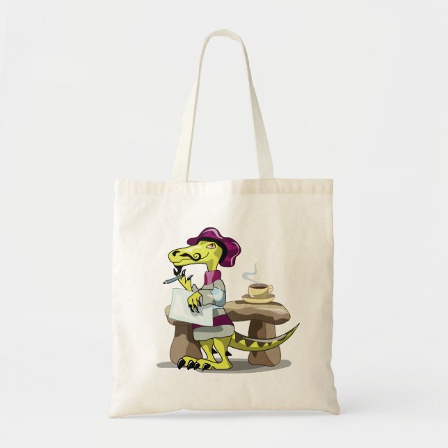 Bolso De Tela Ilustracion Del Pensamiento De Un Poeta Personaliz (Frente)