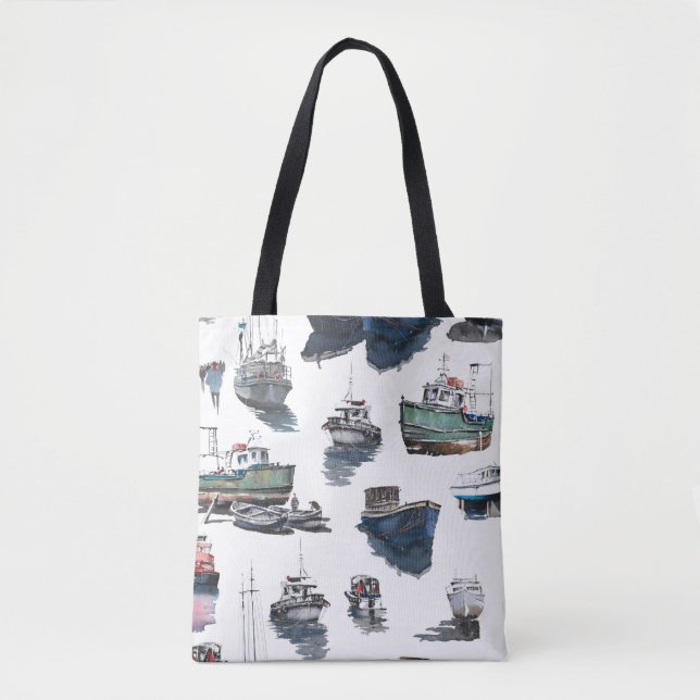 Bolso De Tela Ilustracion dibujado a mano. Manto transparente de (Anverso)