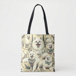 Bolso De Tela Ilustracion esquimal retro americano