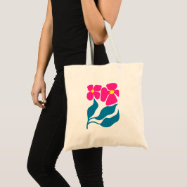 Bolso De Tela Ilustración floral