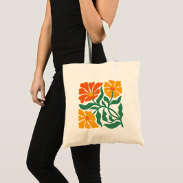 Bolso De Tela Ilustración floral