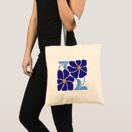 Bolso De Tela Ilustración floral