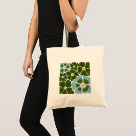 Bolso De Tela Ilustración floral