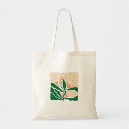 Bolso De Tela Ilustración floral