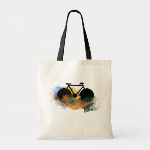 Bolso De Tela ilustracion gráfico urbano de arte en bicicleta