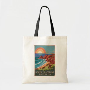Bolso De Tela Ilustracion Kangaroos de la Isla Stradbreak del No