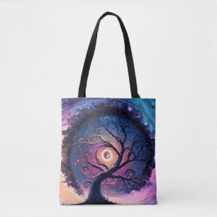 Bolso De Tela Ilustracion mágico después de medianoche