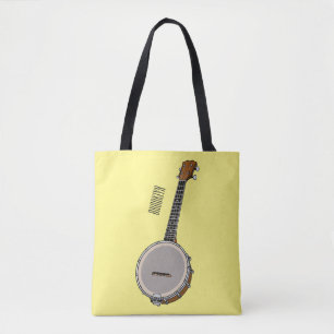 Bolso De Tela Ilustracion personalizado Banjo