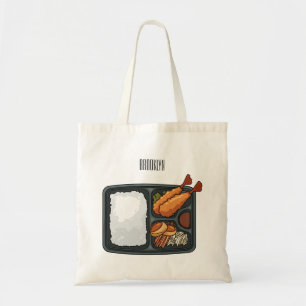 Bolso De Tela Ilustracion personalizado Bento