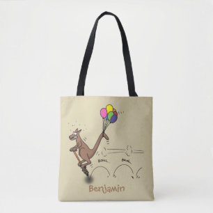Bolso De Tela Ilustracion personalizado canguro del humor austra