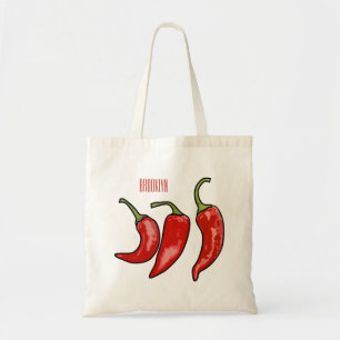 Bolso De Tela Ilustracion personalizado Chili