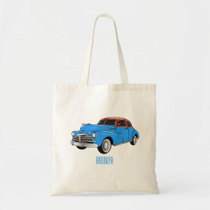 Bolso De Tela Ilustracion personalizado clásico de 1948
