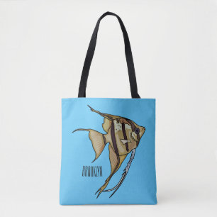 Bolso De Tela Ilustracion personalizado de Angelfish