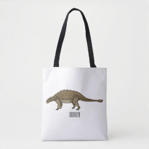 Bolso De Tela Ilustracion personalizado de Ankylosaurus
