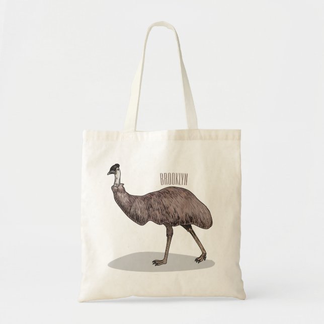 Bolso De Tela Ilustracion personalizado de aves de la Uem (Frente)