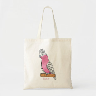 Bolso De Tela Ilustracion personalizado de aves Galah