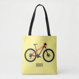 Bolso De Tela Ilustracion personalizado de bicicletas