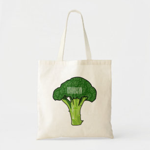 Bolso De Tela Ilustracion personalizado de Broccoli