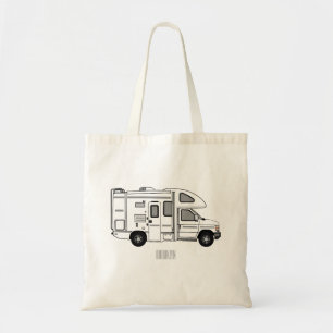 Bolso De Tela Ilustracion personalizado de Campervan