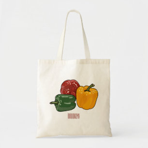Bolso De Tela Ilustracion personalizado de Capsicum