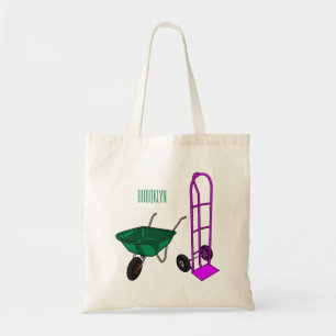 Bolso De Tela Ilustracion personalizado de carretillas y carrito