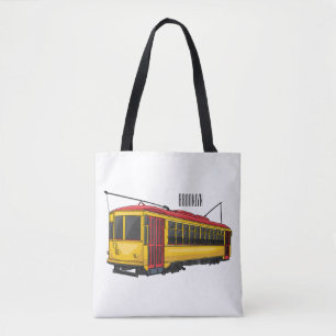 Bolso De Tela Ilustracion personalizado de carrito de Mata