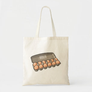 Bolso De Tela Ilustracion personalizado de cartón de huevo