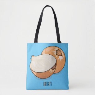 Bolso De Tela Ilustracion personalizado de cebolla