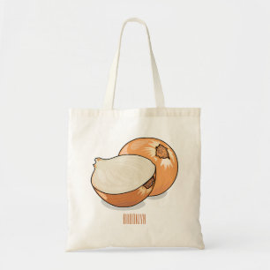 Bolso De Tela Ilustracion personalizado de cebolla
