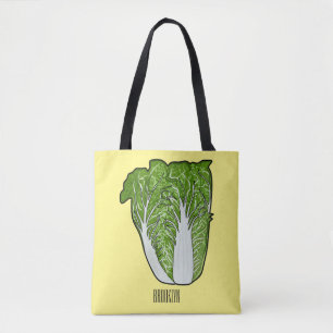 Bolso De Tela Ilustracion personalizado de col chino