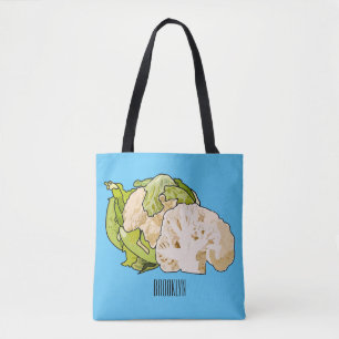 Bolso De Tela Ilustracion personalizado de coliflor