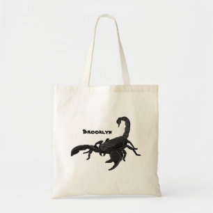 Bolso De Tela Ilustracion personalizado de escorpión hambriento 
