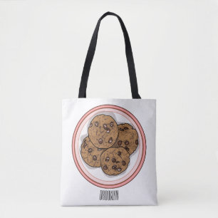 Bolso De Tela Ilustracion personalizado de galletas de chocolate