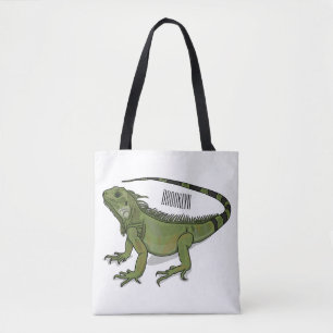 Bolso De Tela Ilustracion personalizado de Iguana