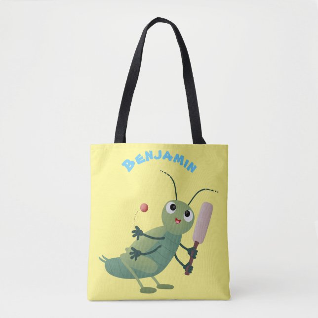 Bolso De Tela Ilustracion personalizado de insectos de cricket v (Anverso)
