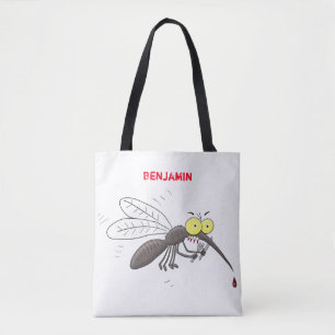 Bolso De Tela Ilustracion personalizado de insectos de mosquitos