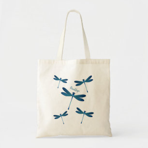 Bolso De Tela Ilustracion personalizado de la libélula 