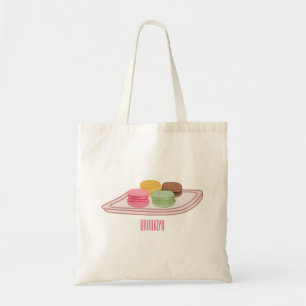 Bolso De Tela Ilustracion personalizado de Macaron