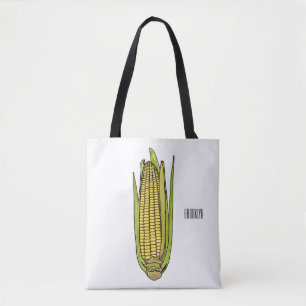 Bolso De Tela Ilustracion personalizado de maíz