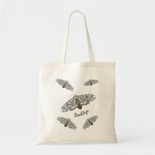 Bolso De Tela Ilustracion personalizado de mariposa leopardo gig