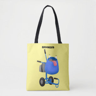 Bolso De Tela Ilustracion personalizado de mezclador de cemento
