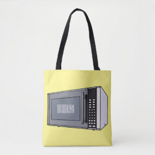 Bolso De Tela Ilustracion personalizado de microondas