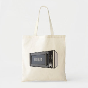 Bolso De Tela Ilustracion personalizado de microondas