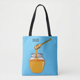 Bolso De Tela Ilustracion personalizado de miel