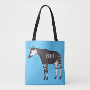 Bolso De Tela Ilustracion personalizado de Okapi